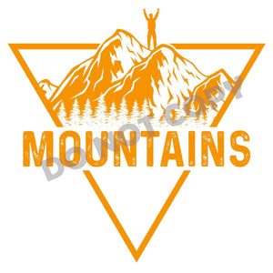 Mountains - DTF Transfer - DTF PROMO