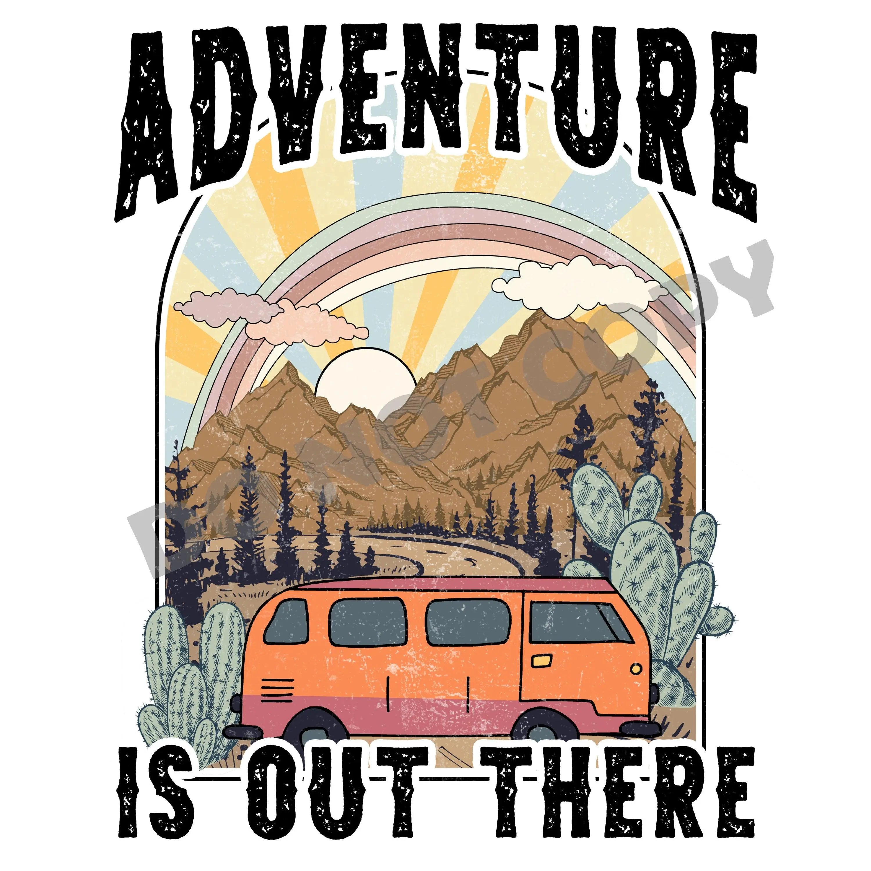 Adventure Is Out There - DTF Transfer - DTF PROMO