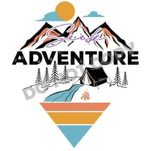 Adventure Mountains - DTF Transfer - DTF PROMO