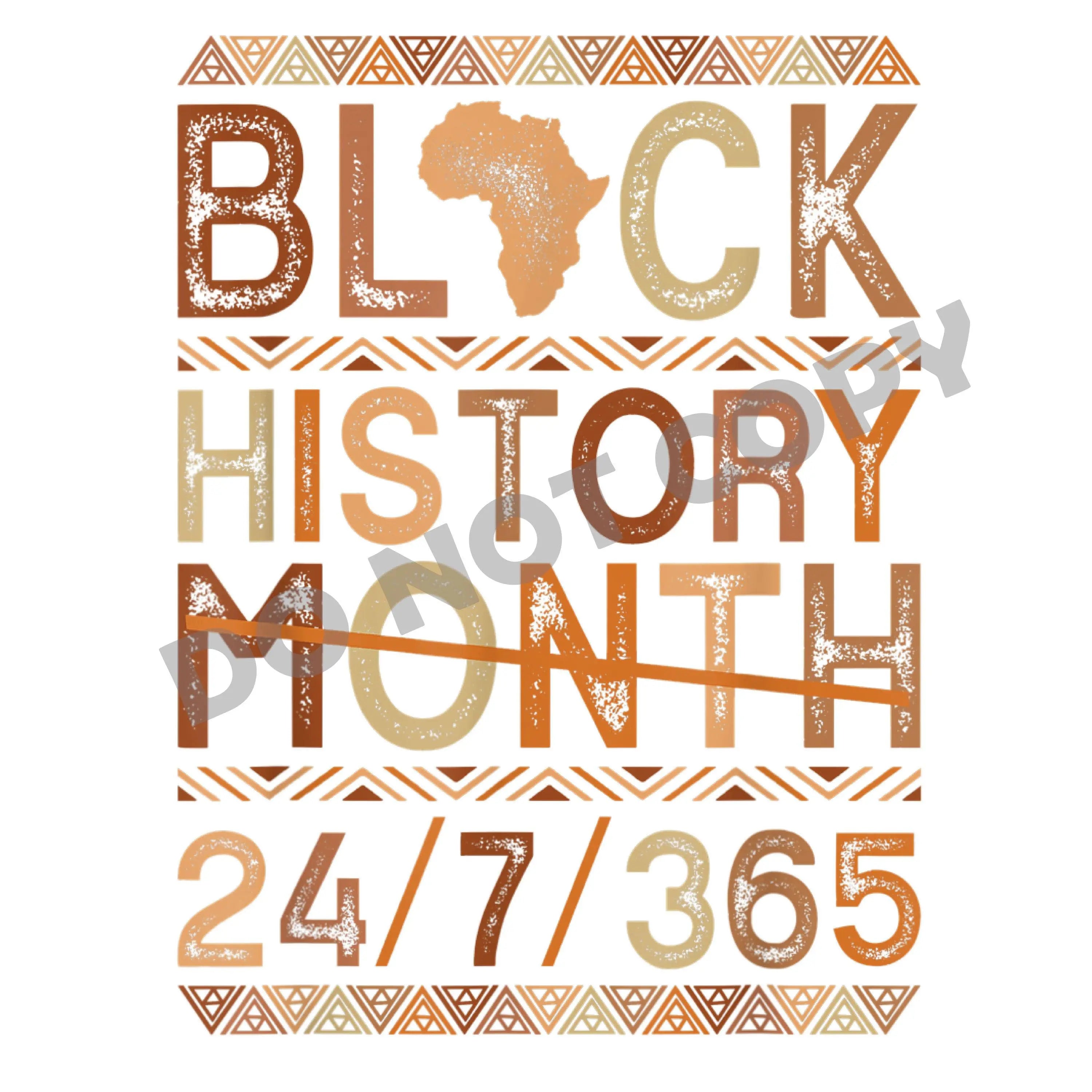 Black History Month -DTF Transfer - DTF PROMO