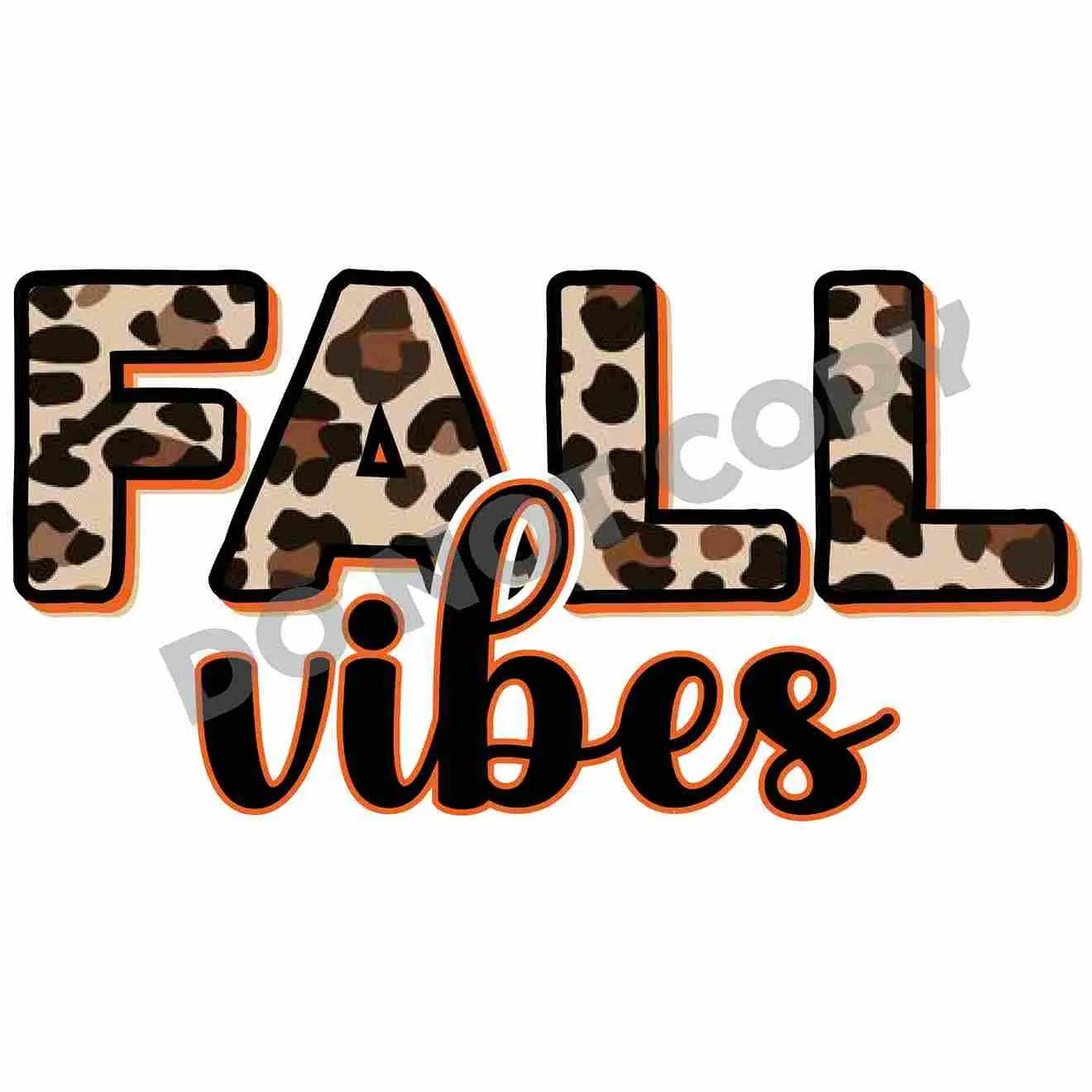 Thanksgiving Thankful Vibes DFT Transfer - DTF PROMO