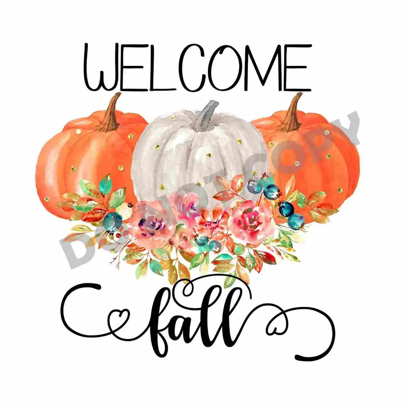 Thanksgiving Welcome Fall DFT Transfer - DTF PROMO