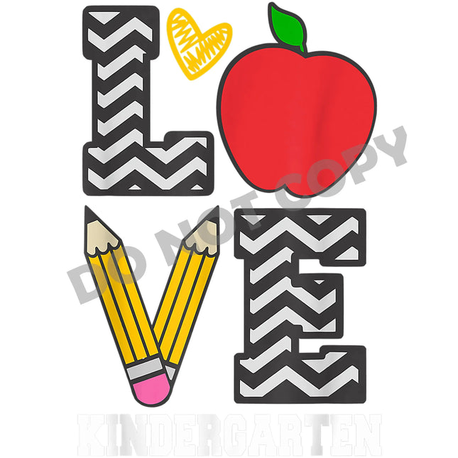Teacher Love -DTF Transfer - DTF PROMO