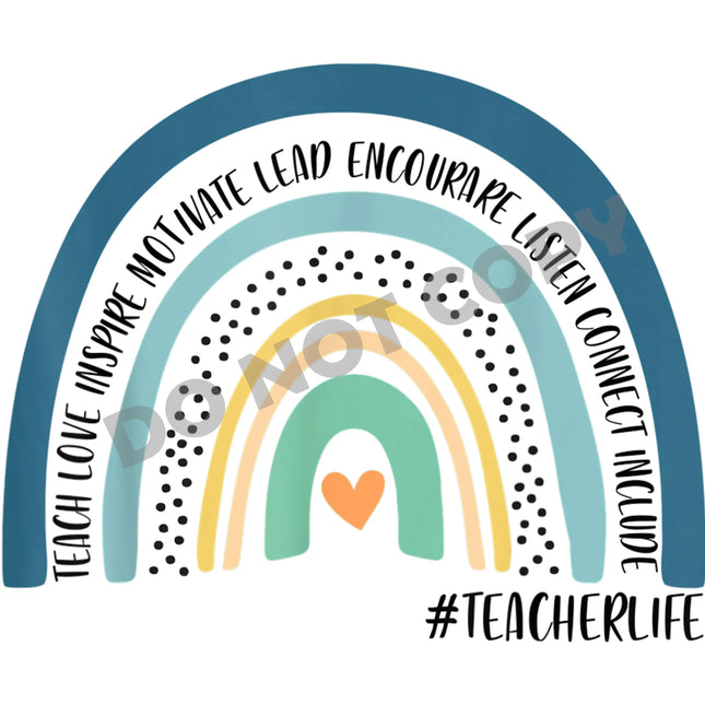 Teacher Life -DTF Transfer - DTF PROMO