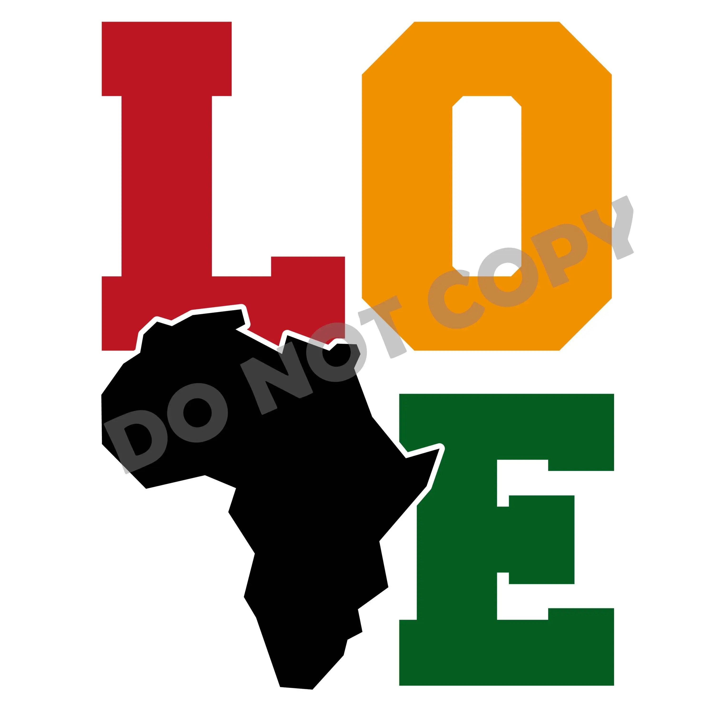 Juneteenth Love -DTF Transfer - DTF PROMO