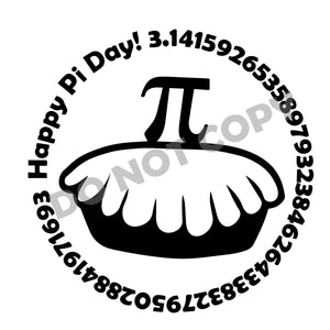 Happy Pi Number -DTF Transfer - DTF PROMO