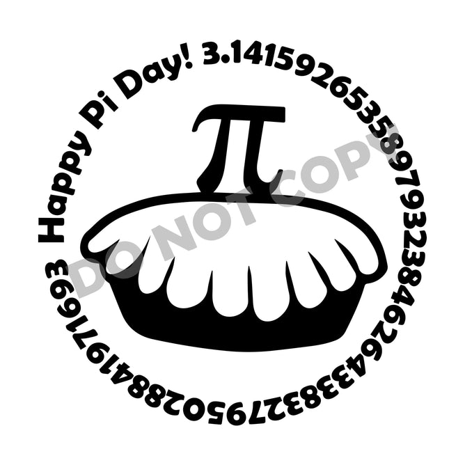 Happy Pi Number -DTF Transfer - DTF PROMO