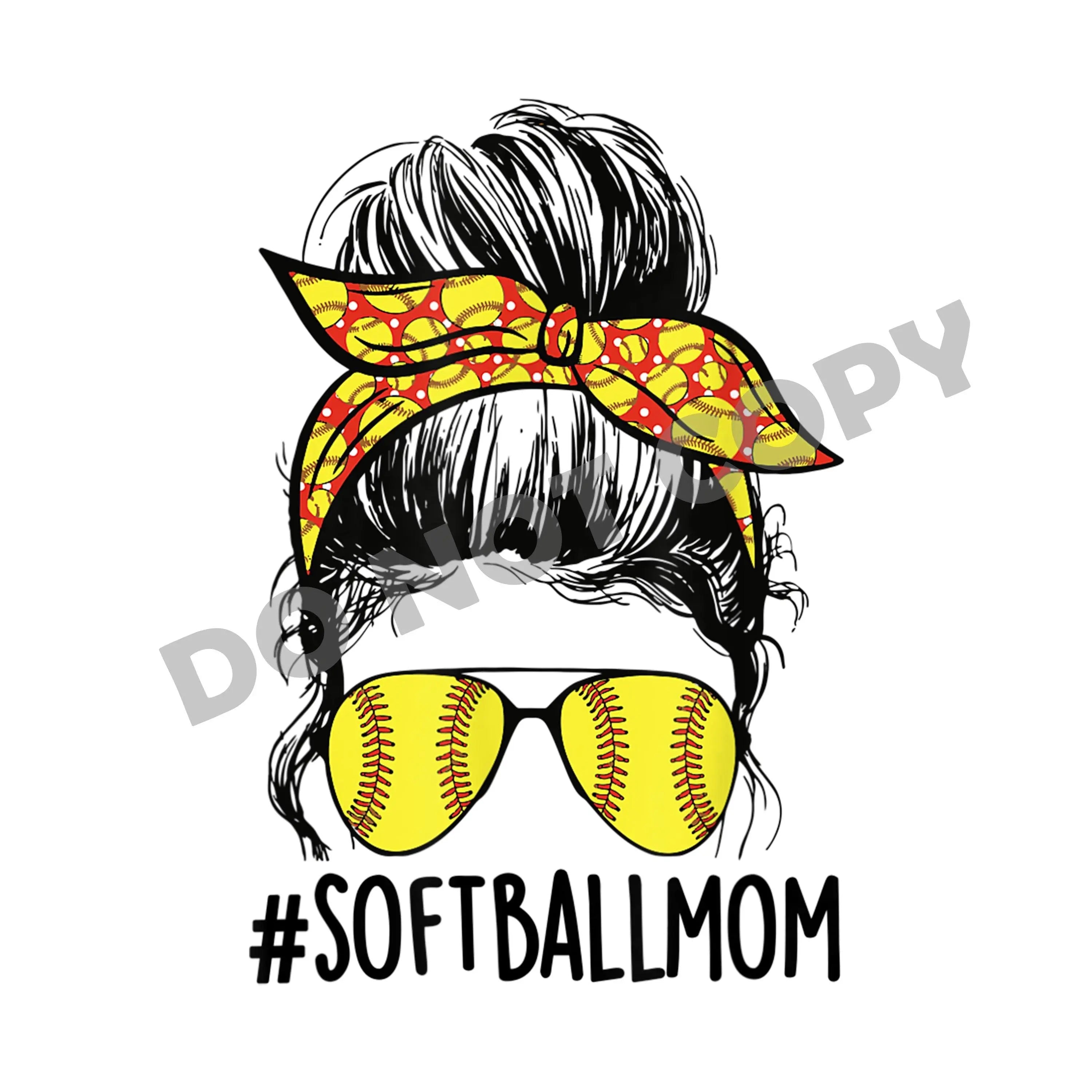#Softball Mom -DTF Transfer - DTF PROMO