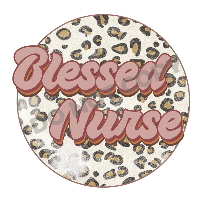 Blessed Nurse - DTF Transfer - DTF PROMO