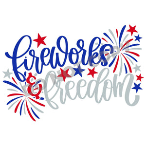 Fireworks Freedom -DTF Transfer - DTF PROMO
