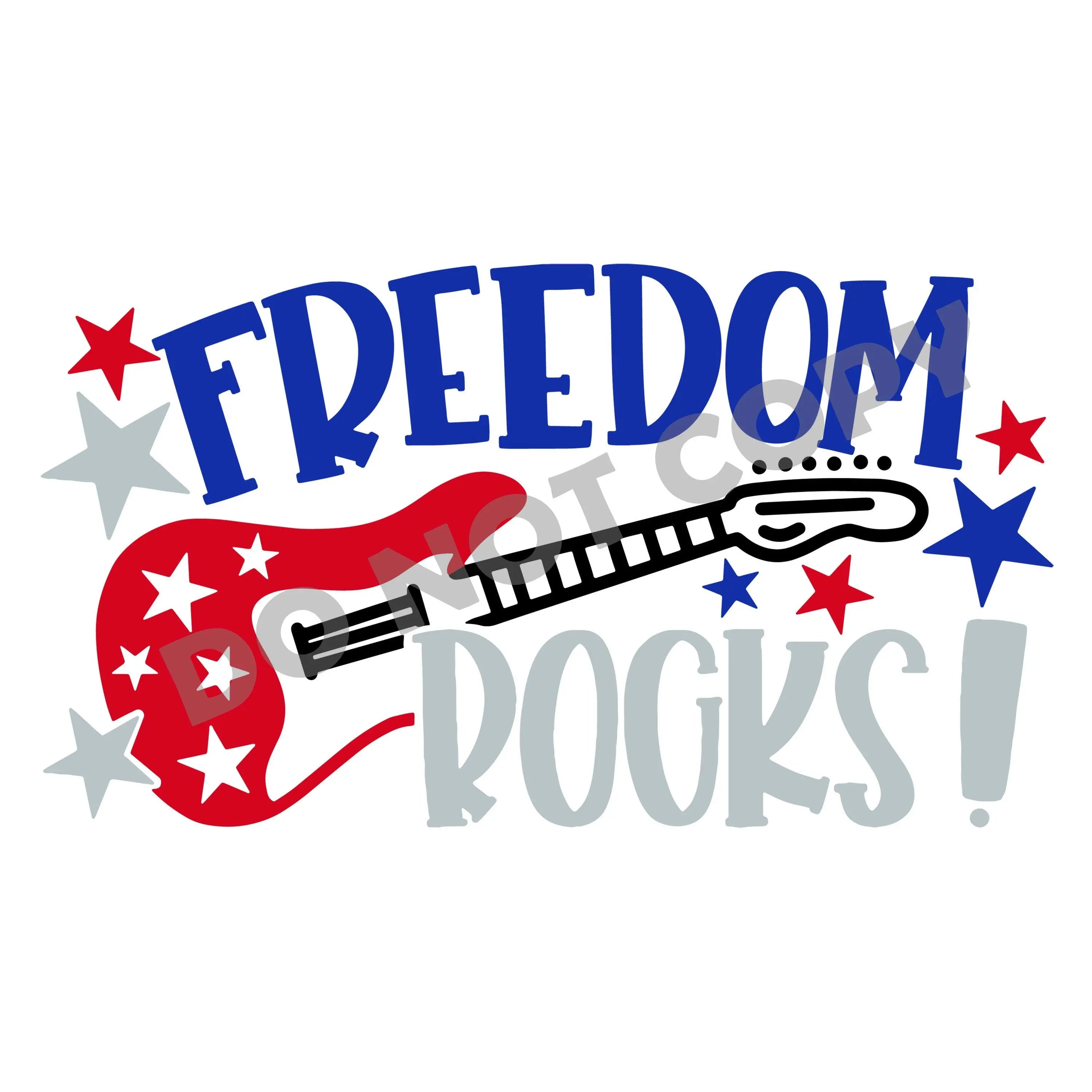 Freedom Rocks -DTF Transfer - DTF PROMO