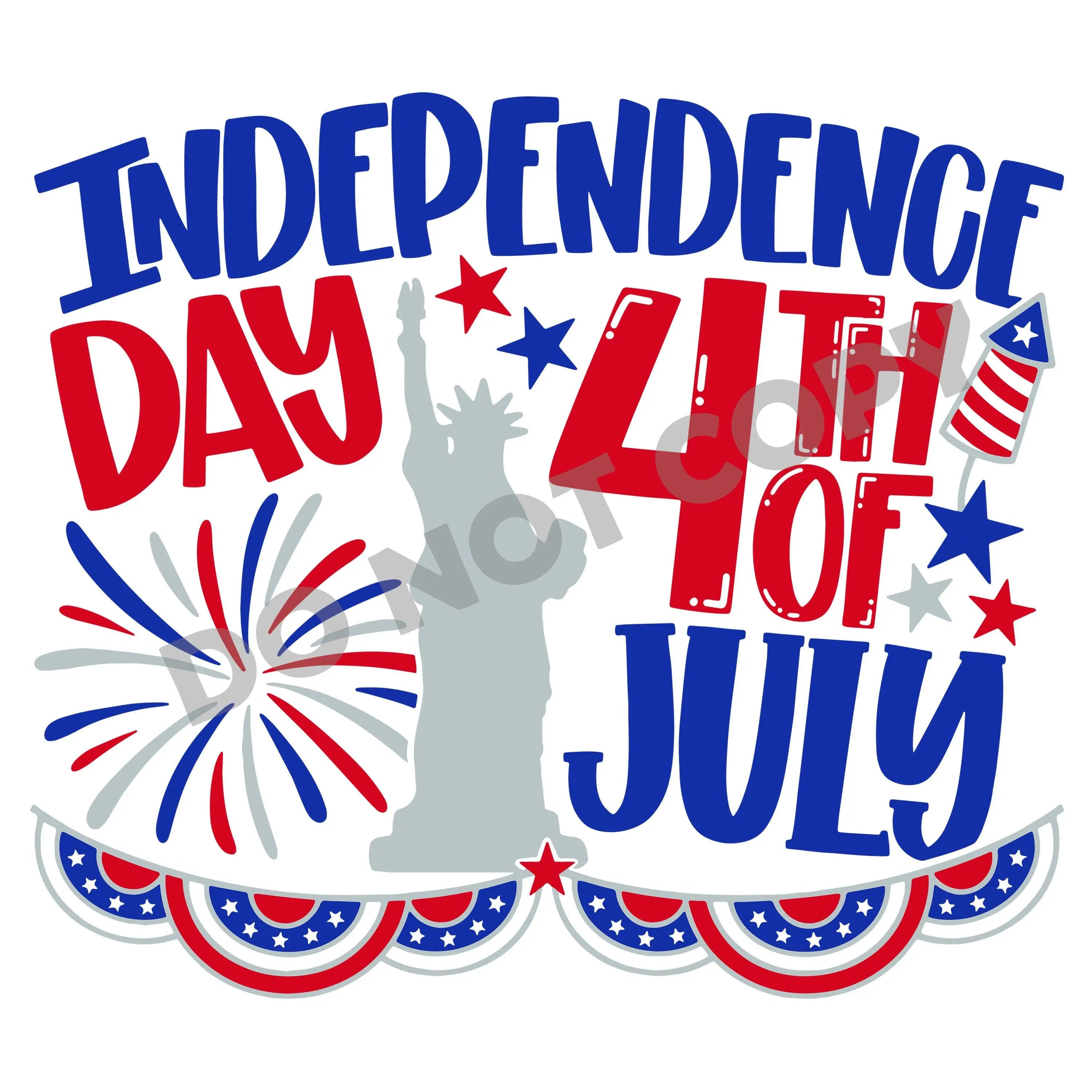 Independence Day 4th Of July -DTF Transfer - DTF PROMO