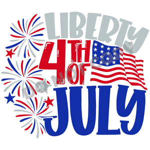 Liberty 4th Of July -DTF Transfer - DTF PROMO