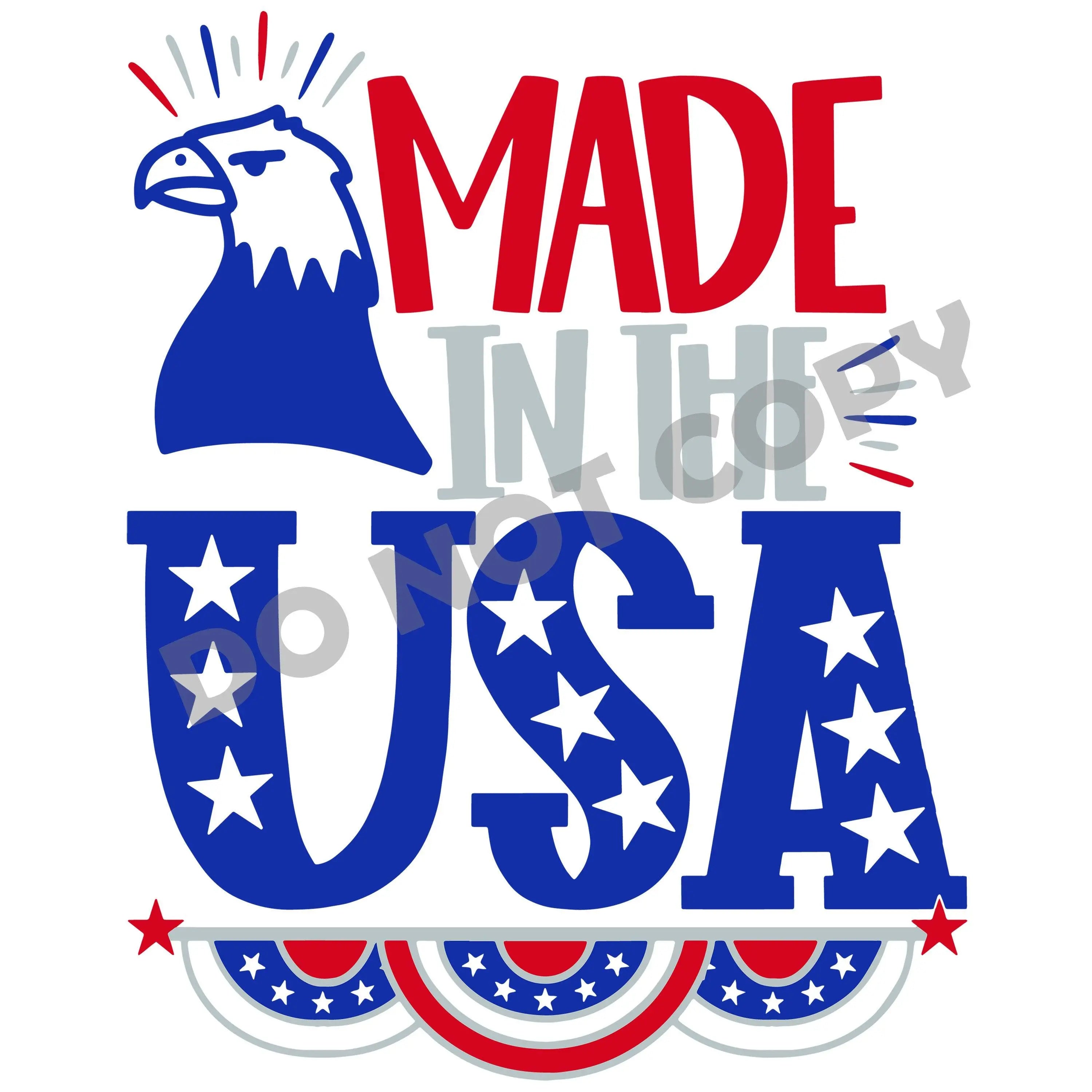 Made In The Usa -DTF Transfer - DTF PROMO