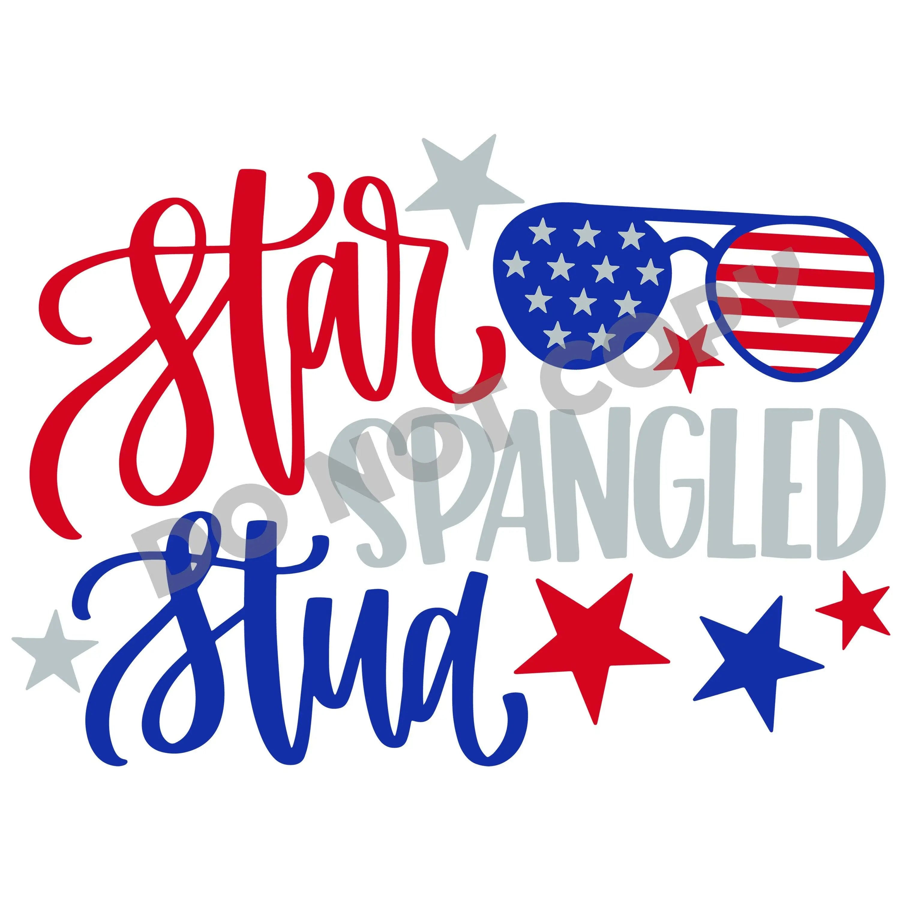 Star Spangled Stud -DTF Transfer - DTF PROMO