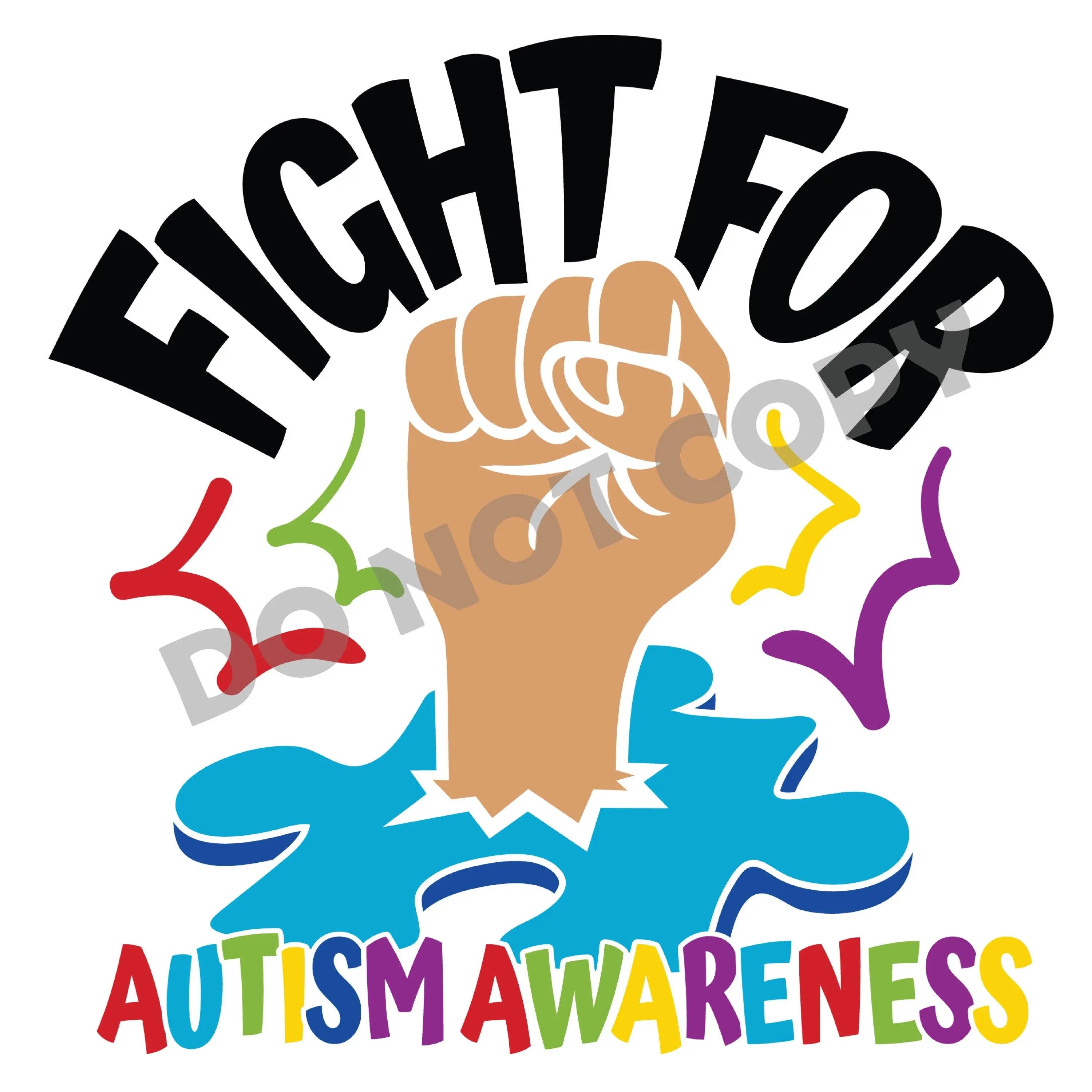 Fight For Awareness- DTF Transfer - DTF PROMO