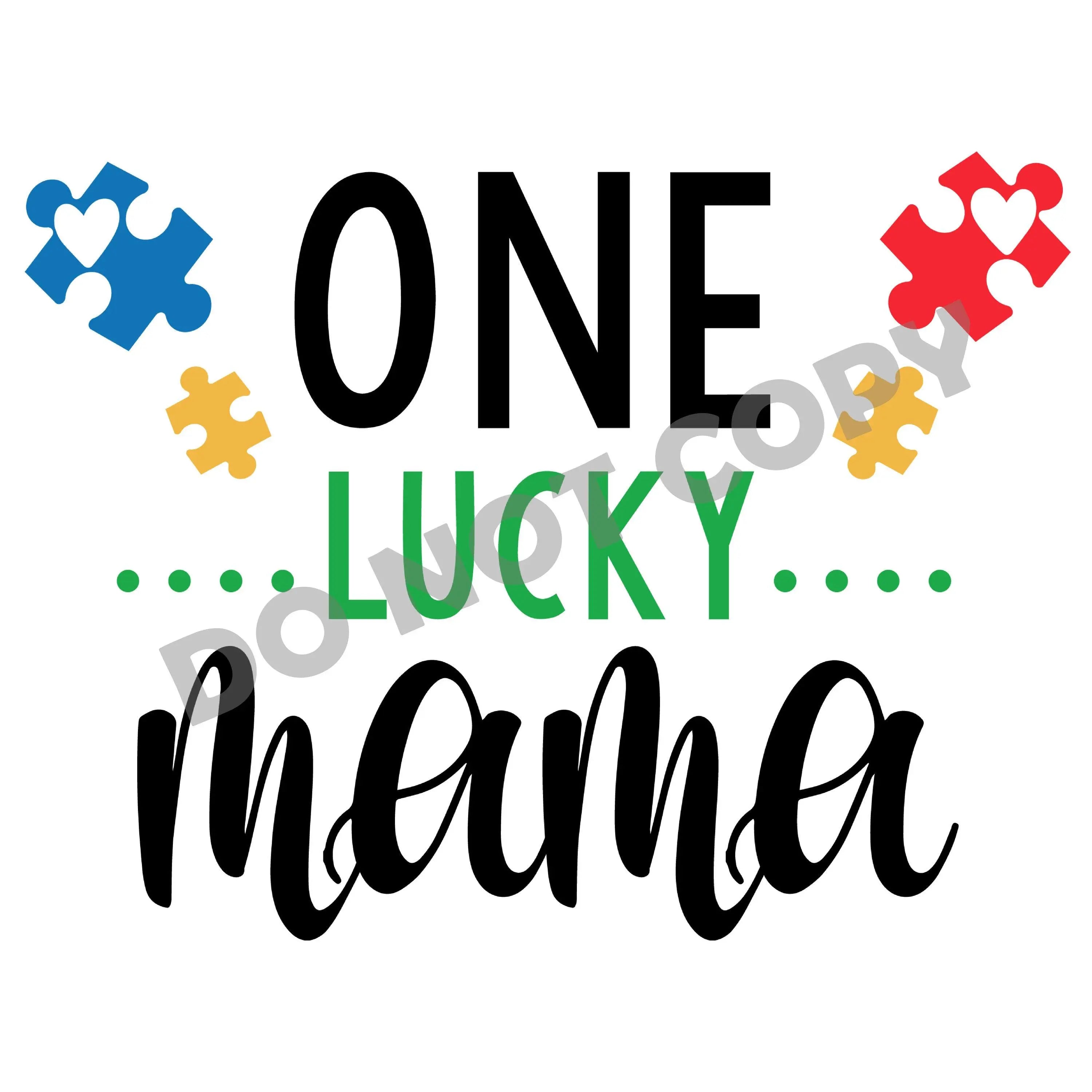 One Lucky Mama - DTF Transfer - DTF PROMO