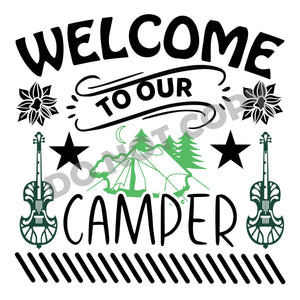 Welcome Camper - DTF Transfer - DTF PROMO