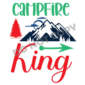 Campfire King - DTF Transfer - DTF PROMO
