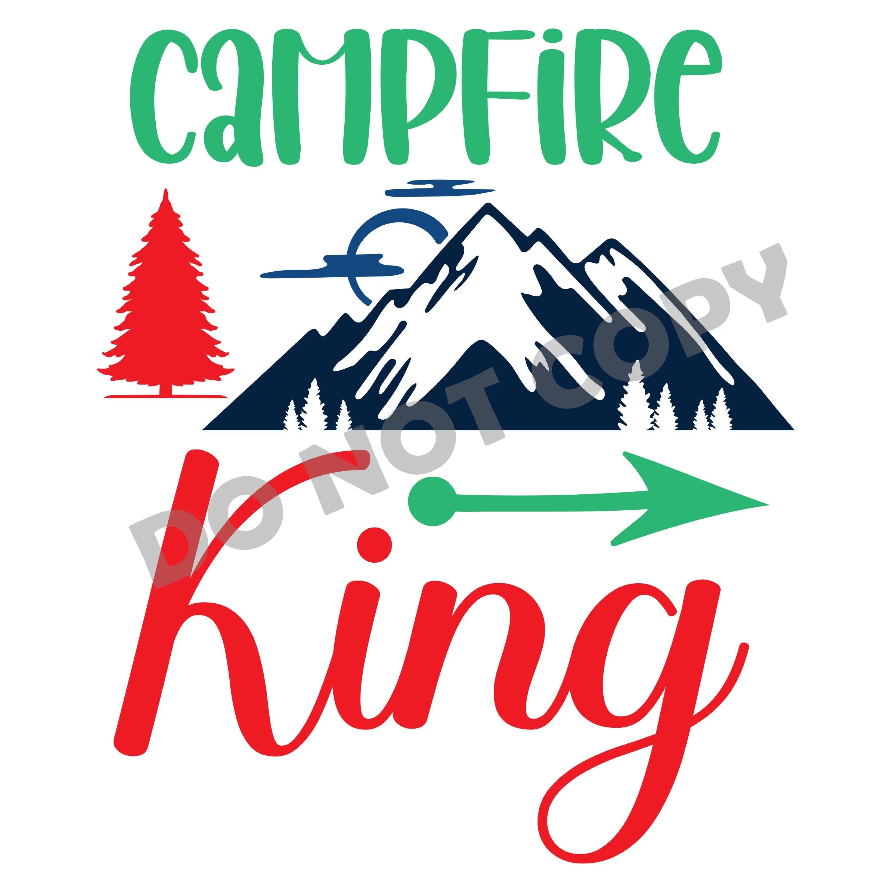 Campfire King - DTF Transfer - DTF PROMO