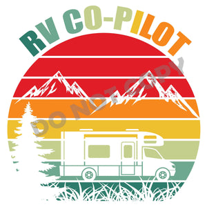Rv Co-Pilot - DTF Transfer - DTF PROMO