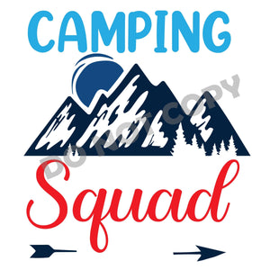 Camping Squad - DTF Transfer - DTF PROMO