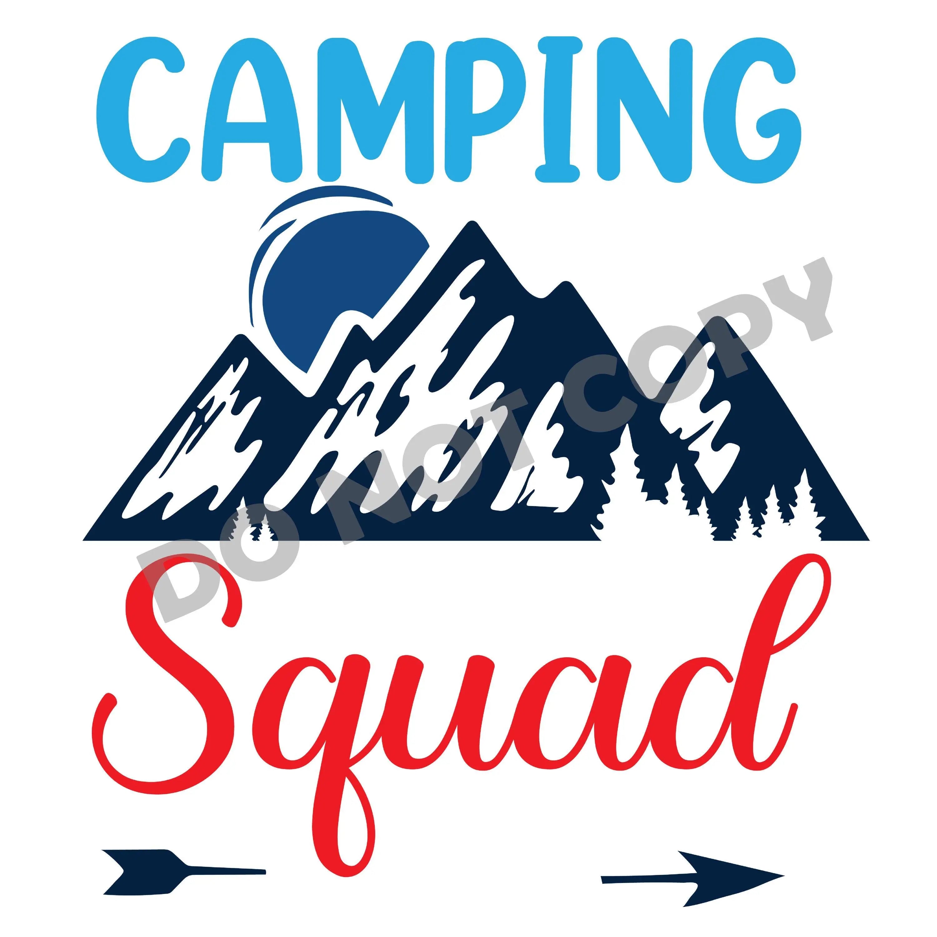 Camping Squad - DTF Transfer - DTF PROMO