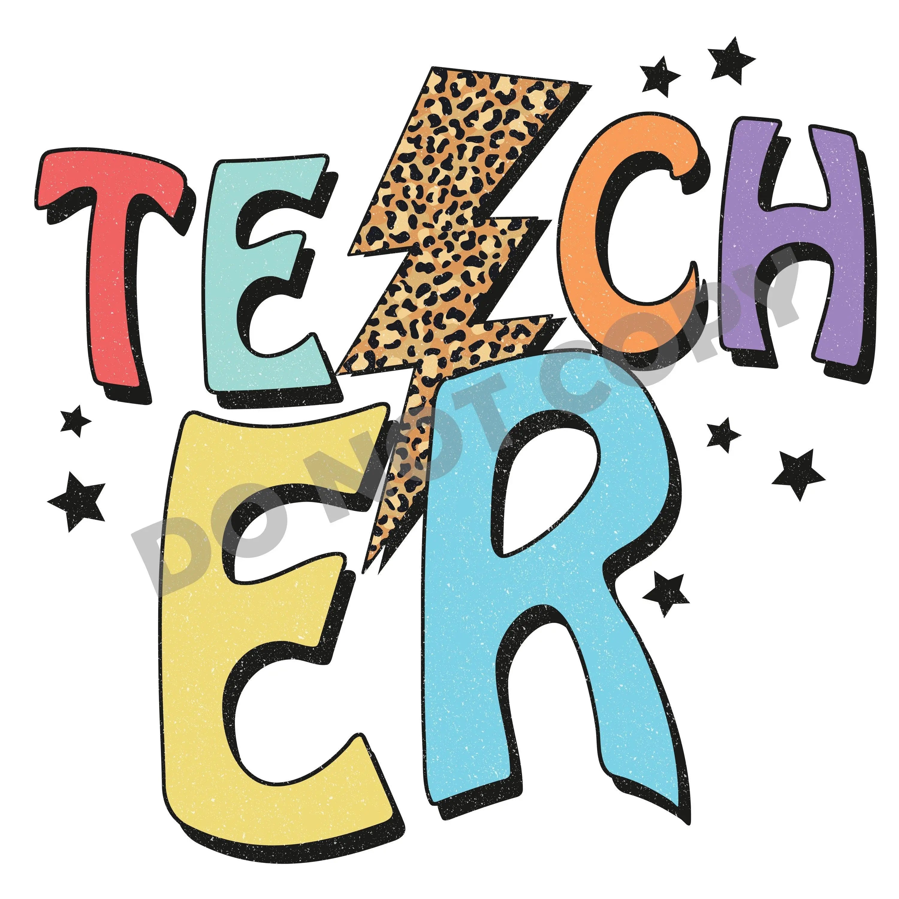 Teacher Lightling -DTF Transfer - DTF PROMO