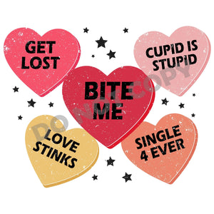 Valentines Day Words-DTF Transfer - DTF PROMO