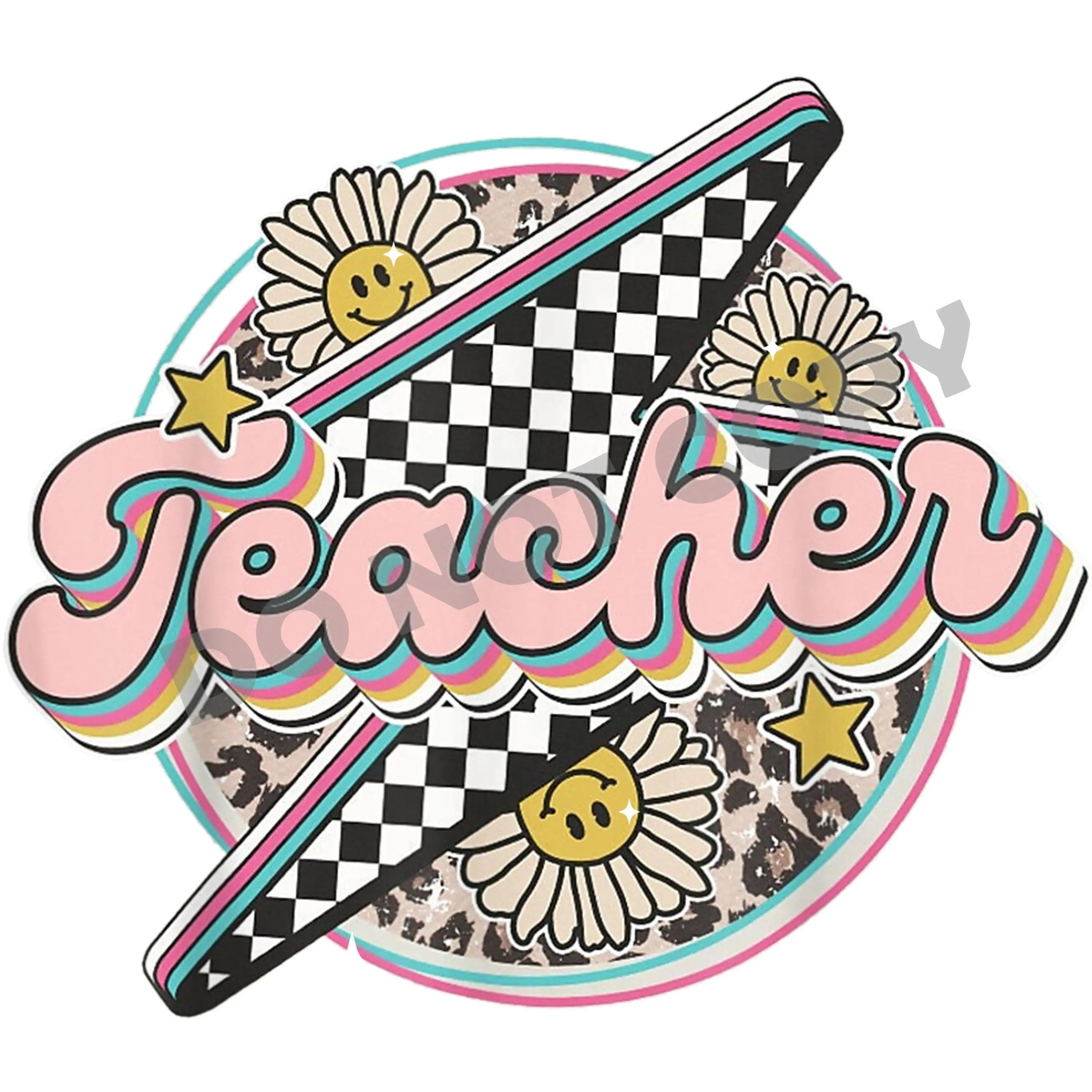 Teacher Vibe -DTF Transfer - DTF PROMO