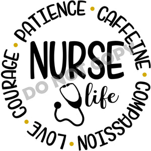 Nurse Life - DTF Transfer - DTF PROMO