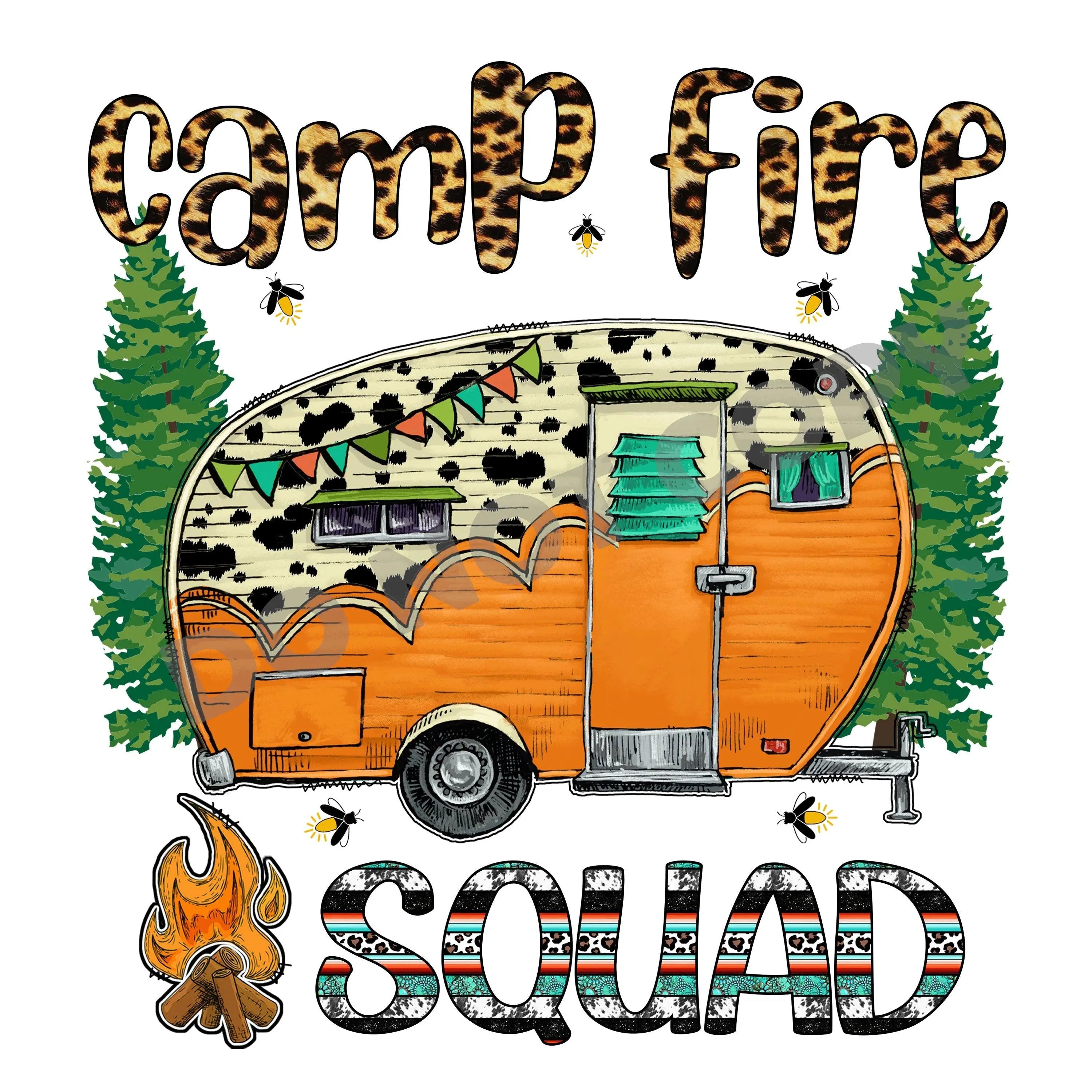 Camp Fire Squad - DTF Transfer - DTF PROMO