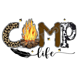 Camp Life - DTF Transfer - DTF PROMO