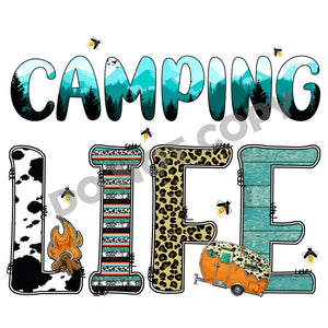Camping Life - DTF Transfer - DTF PROMO