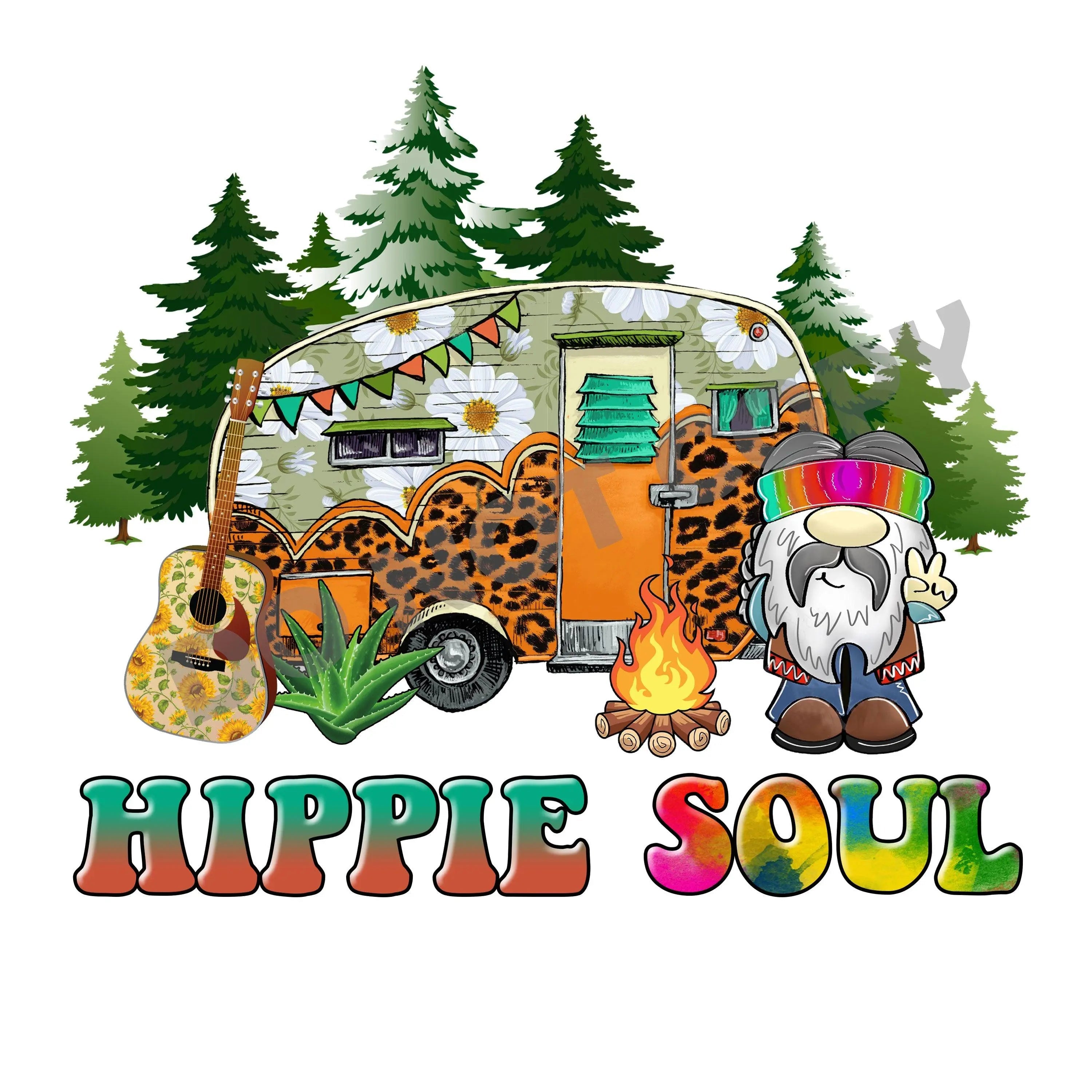 Hippie Soul - DTF Transfer - DTF PROMO