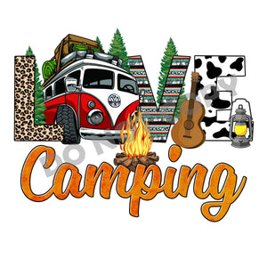 Love Camping - DTF Transfer - DTF PROMO