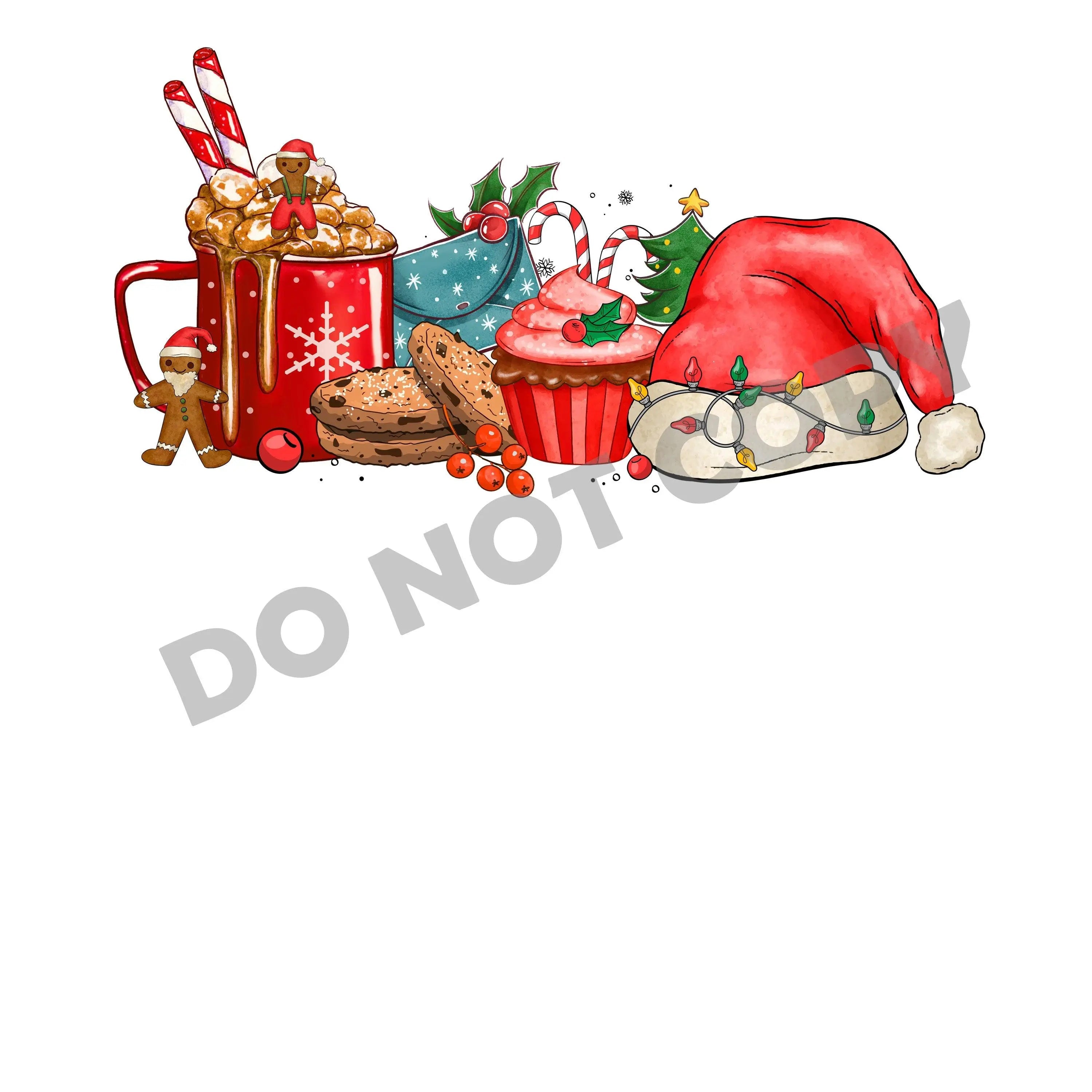 Christmas Coffee -DTF Transfer - DTF PROMO