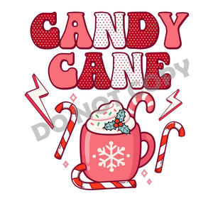 Candy Cane -DTF Transfer - DTF PROMO