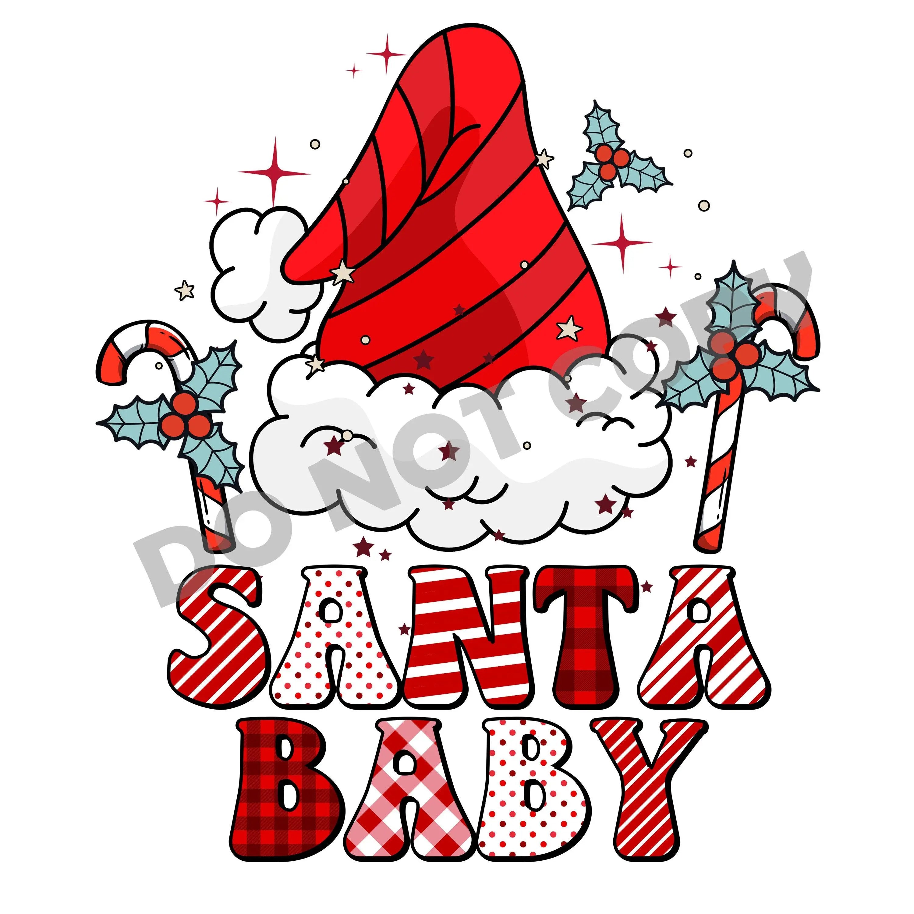 Santa Baby -DTF Transfer - DTF PROMO