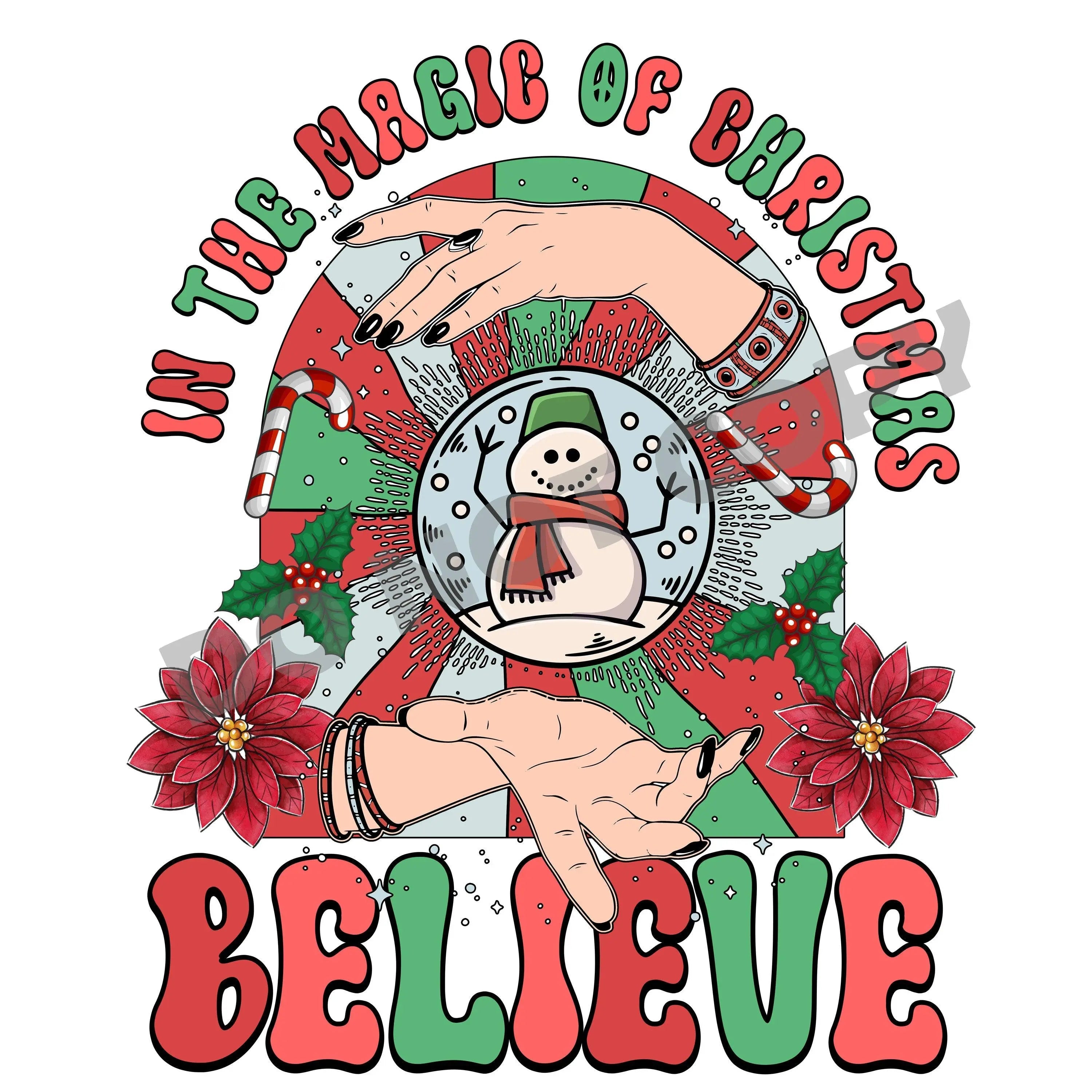 In The Magic Of The Christmas Believe -DTF Transfer - DTF PROMO