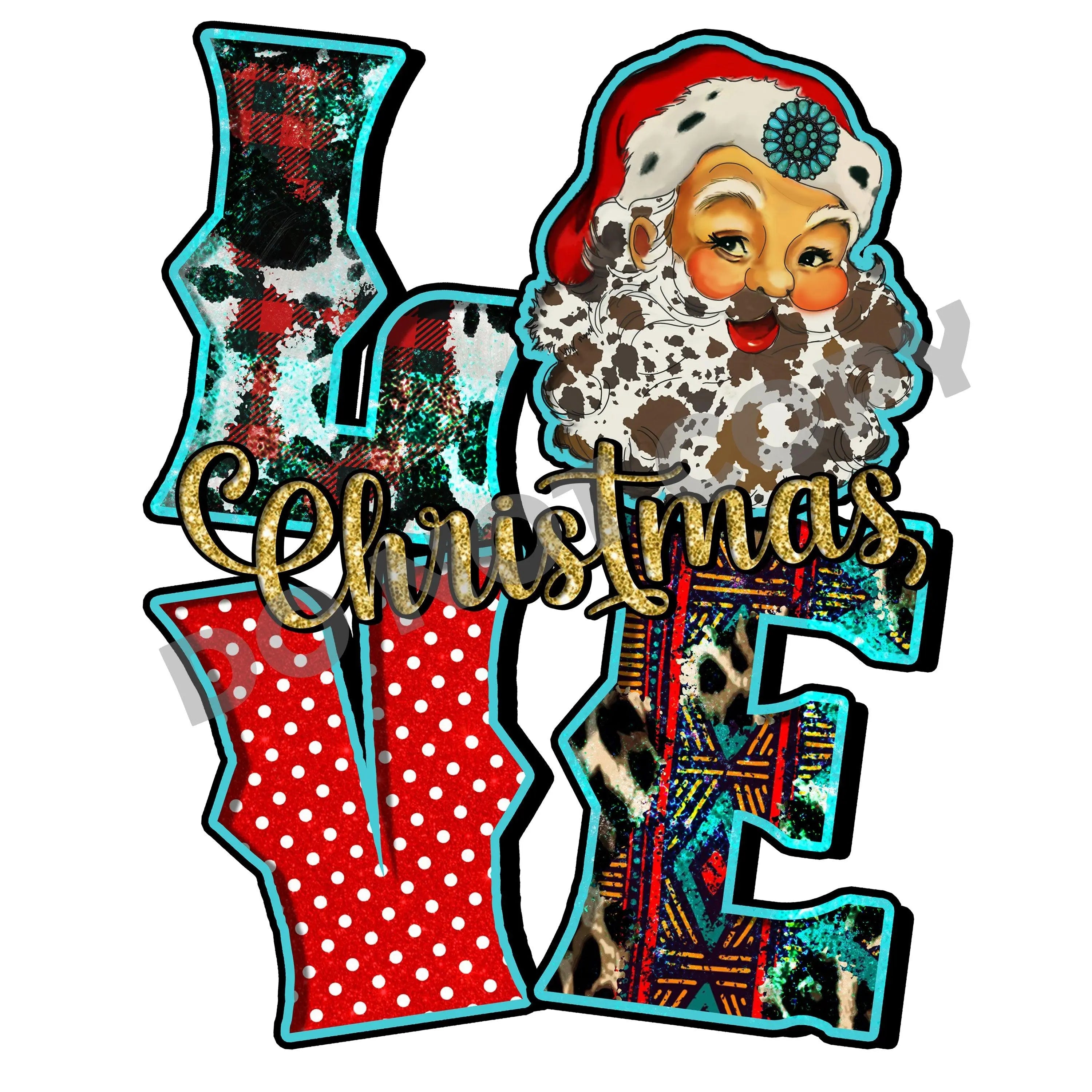 Christmas Love -DTF Transfer - DTF PROMO