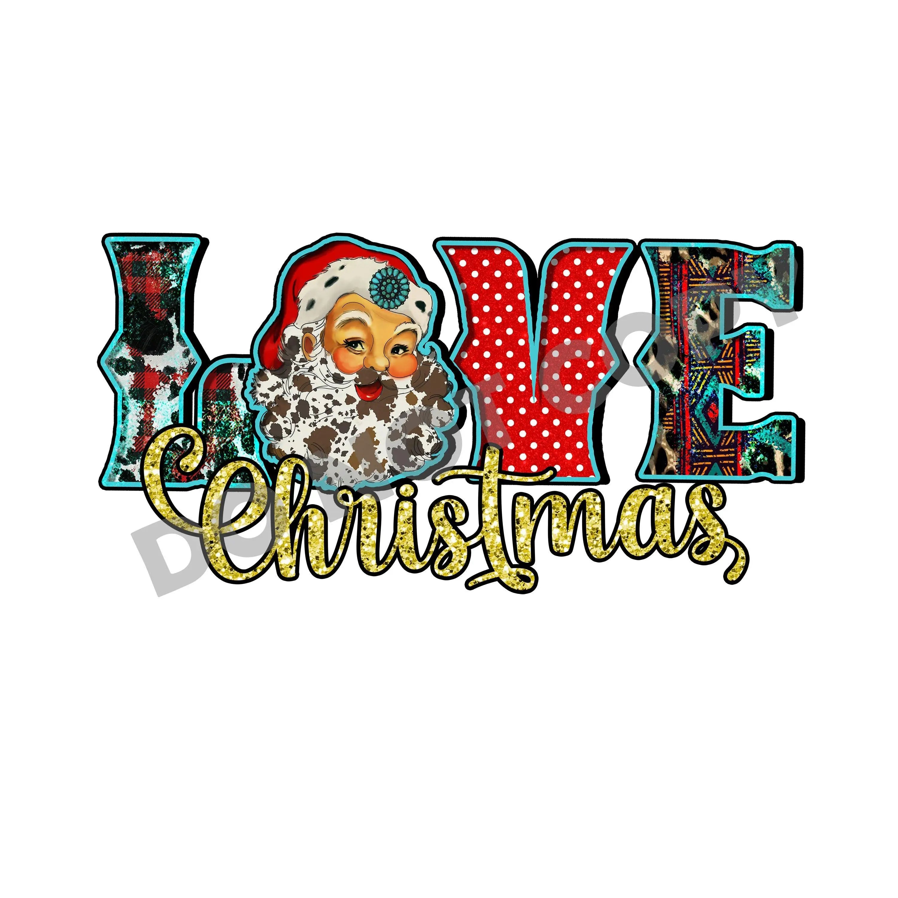 Love Christmas -DTF Transfer - DTF PROMO
