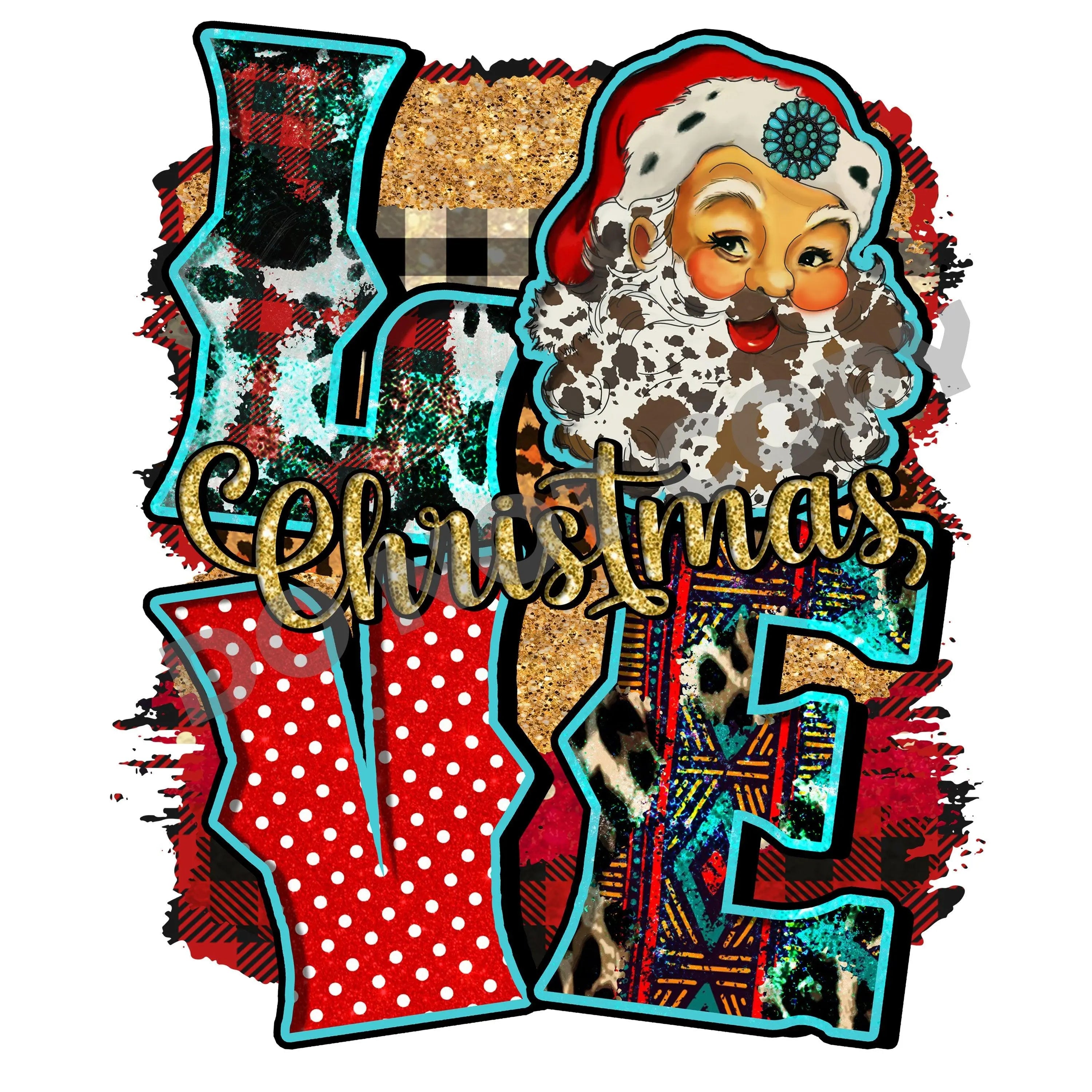 Christmas Love -DTF Transfer - DTF PROMO