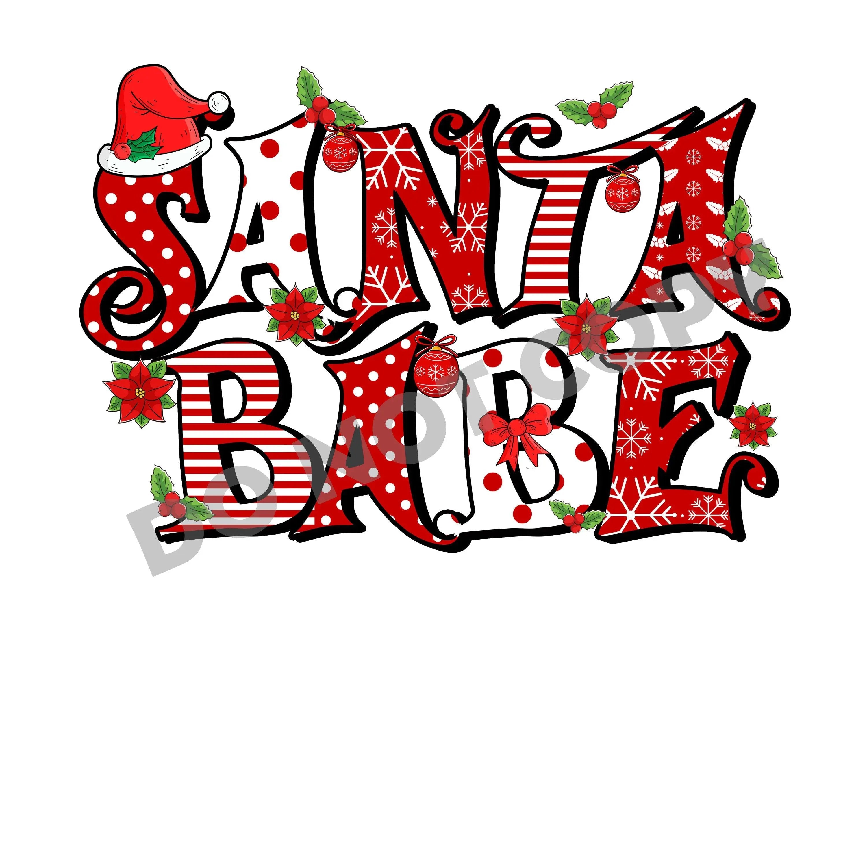 Santa Babe -DTF Transfer - DTF PROMO