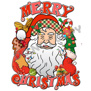 Merry Christmas Santa -DTF Transfer - DTF PROMO