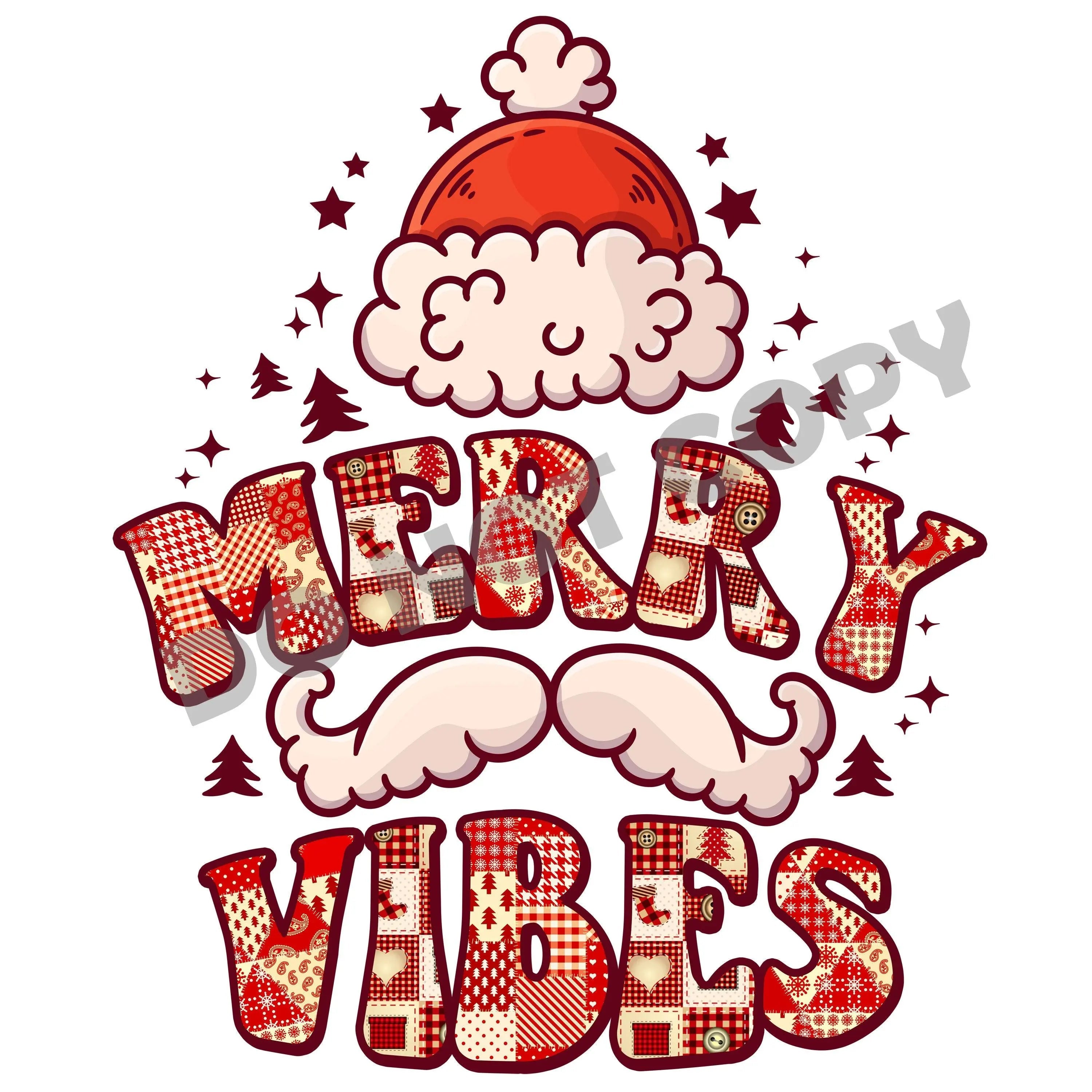 Merry Vibes -DTF Transfer - DTF PROMO