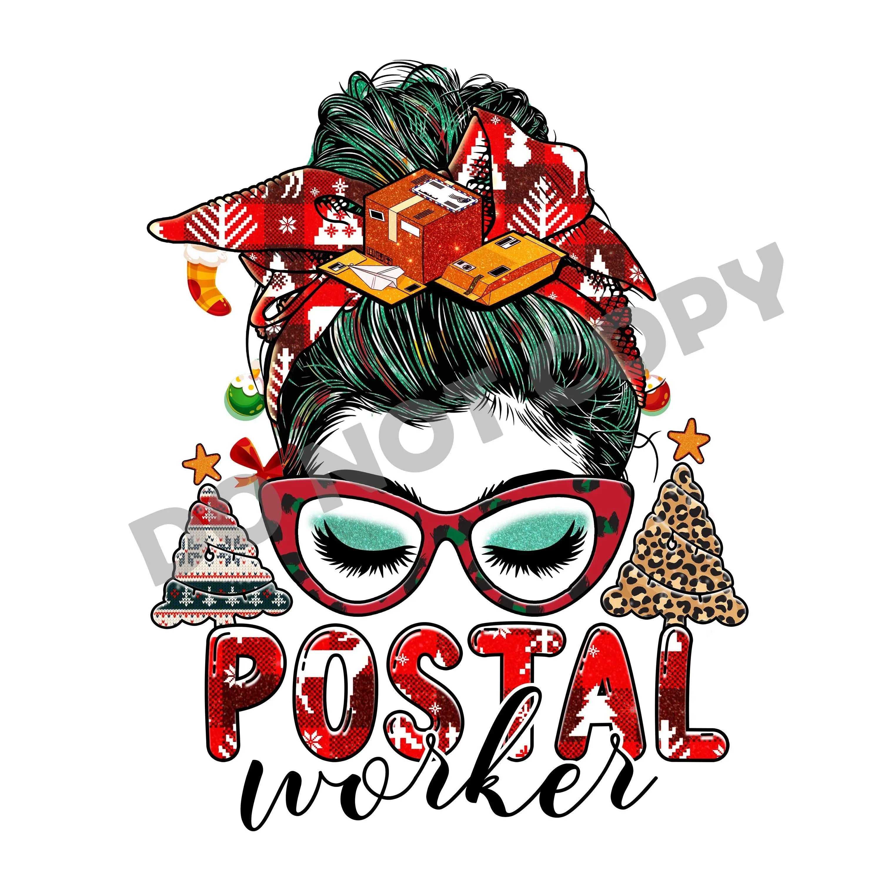 Postal Worker -DTF Transfer - DTF PROMO