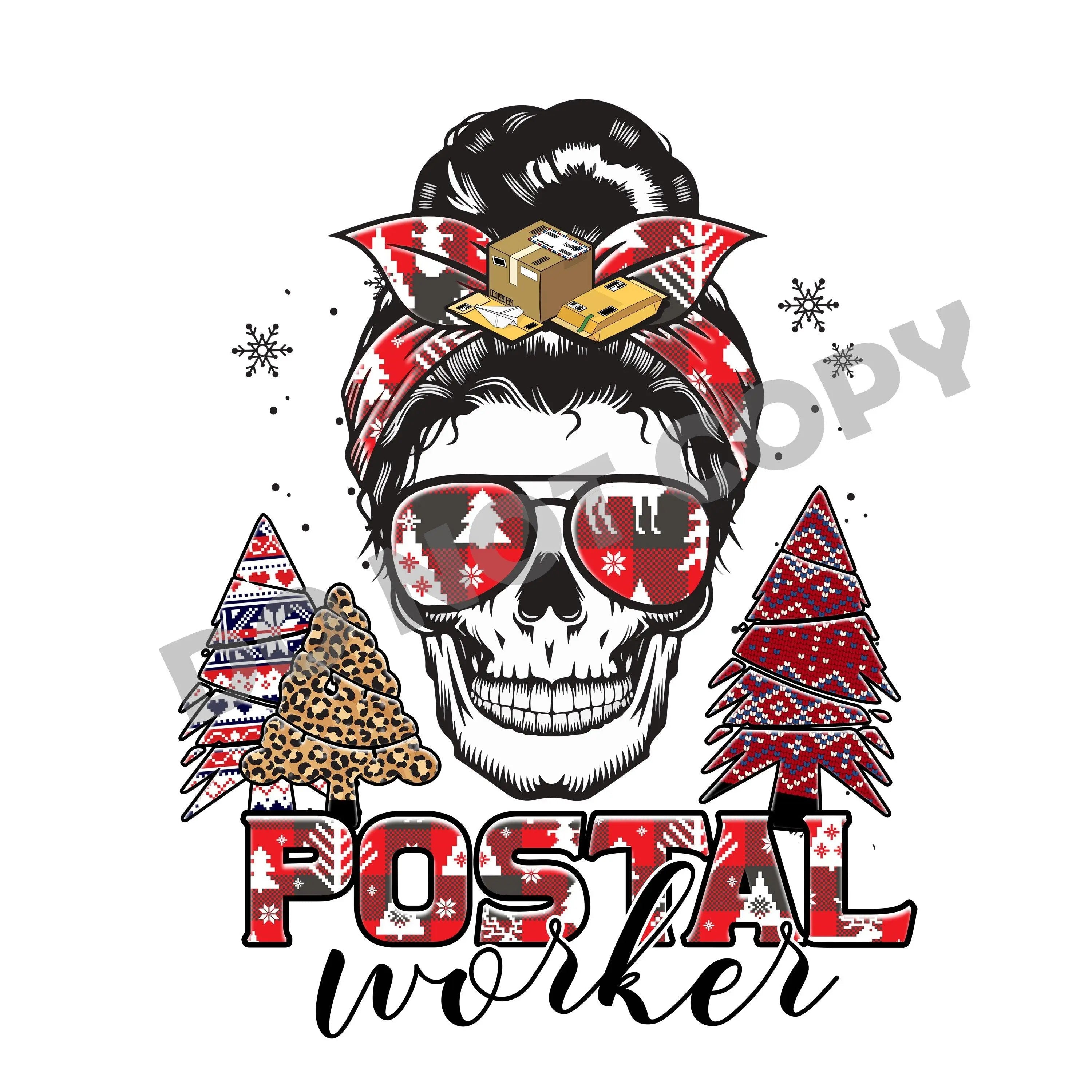 Postal Worker -DTF Transfer - DTF PROMO