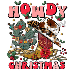 Christmas Howdy -DTF Transfer - DTF PROMO