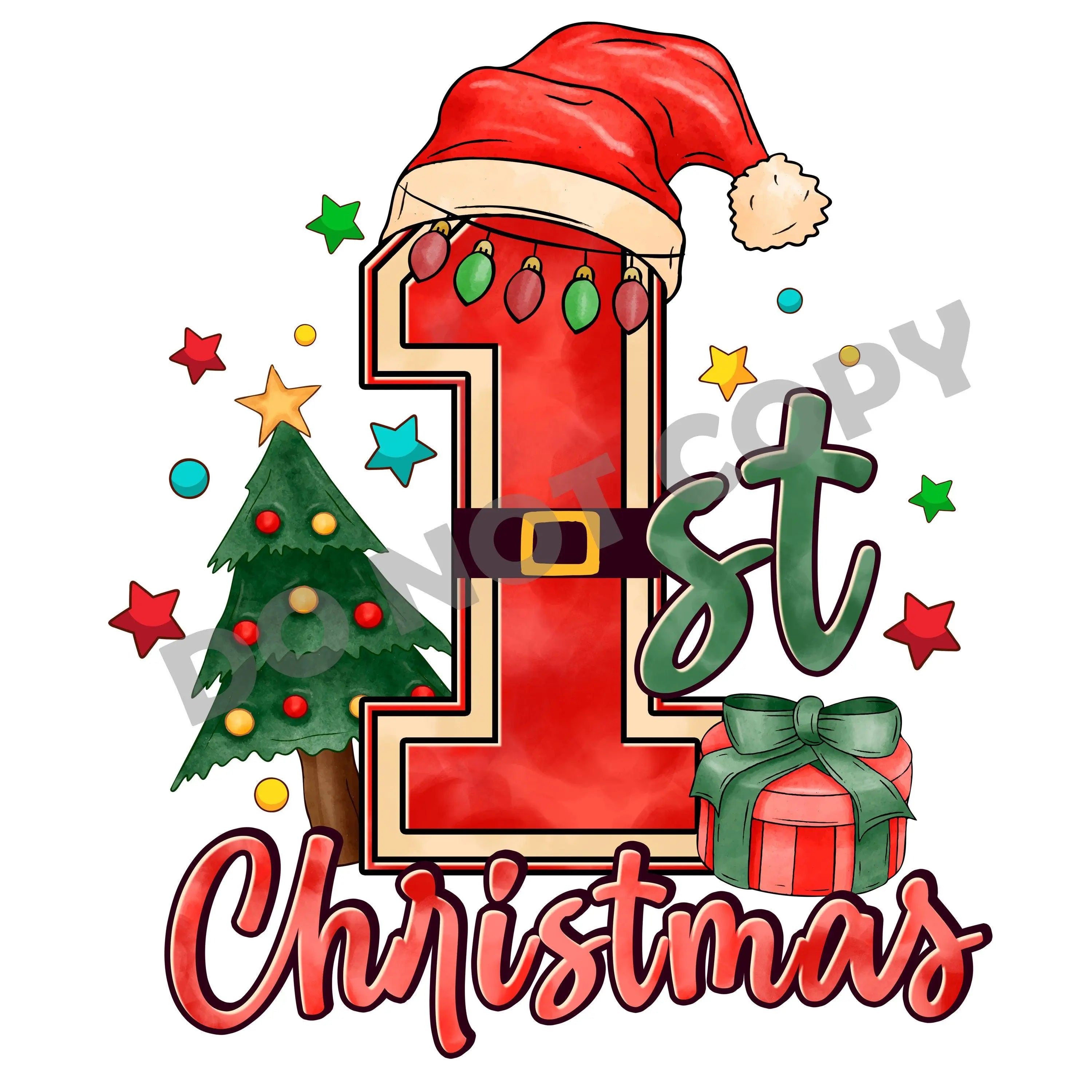 1st Christmas -DTF Transfer - DTF PROMO